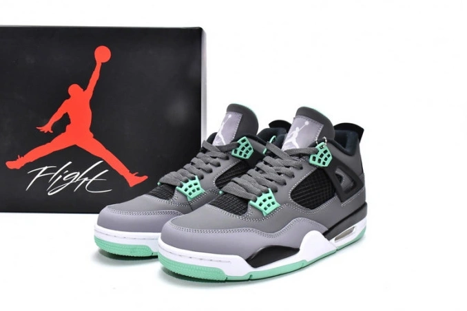 Green Air 308497-033 4 Retro Jordan Glow 0708